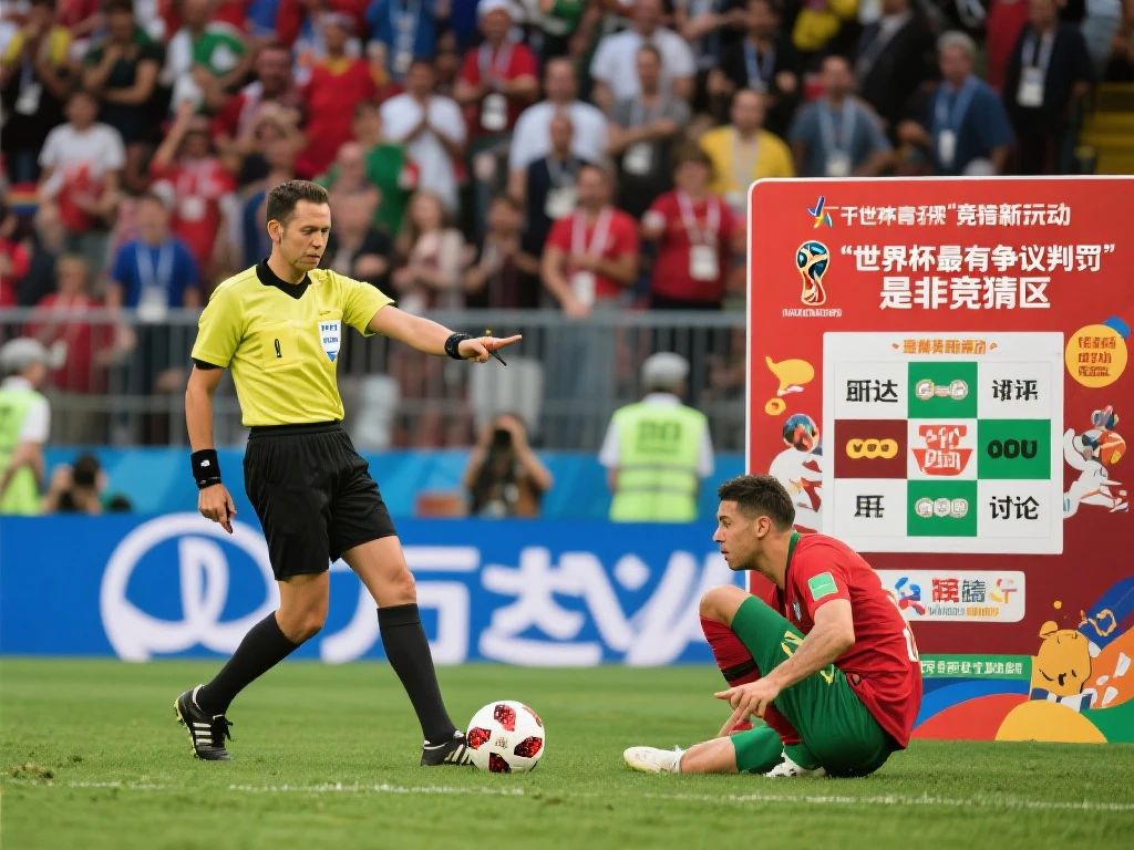 世界杯“争议判罚”评选开启，体彩推出“黑白竞猜专区