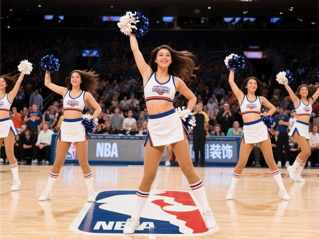 篮球场边的亮丽风景,比赛中不可或缺的魅力元素 篮球场边的亮丽风景,比赛中不可或缺的魅力元素